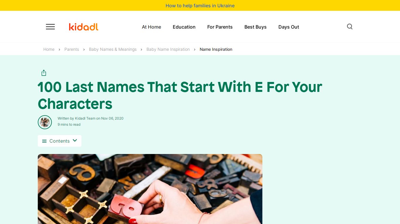 100 Last Names that Start with E For Your Characters - Kidadl